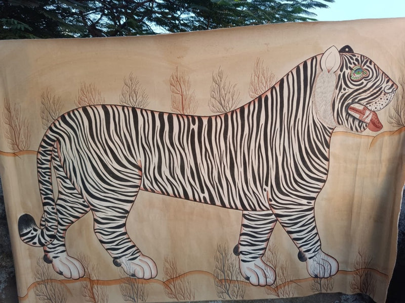 Hand painted Tiger Art from India ~ various