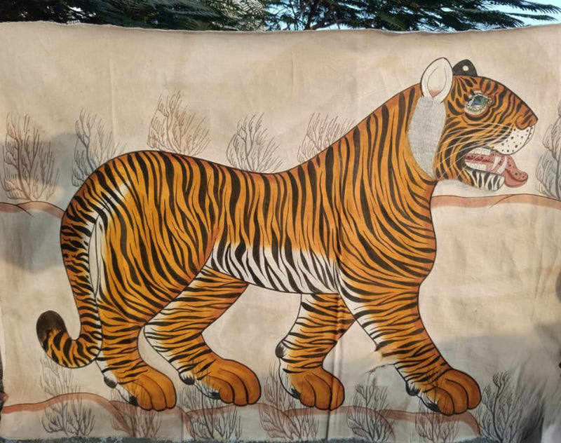 Hand painted Tiger Art from India ~ various