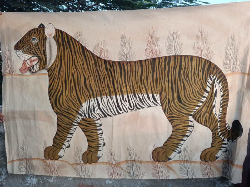 Hand painted Tiger Art from India ~ various