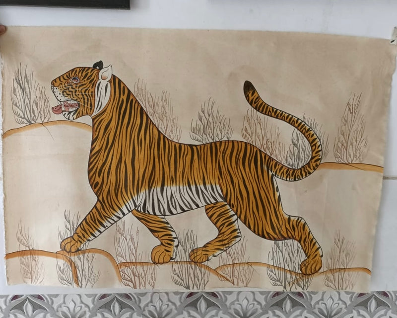 Hand painted Tiger Art from India ~ various