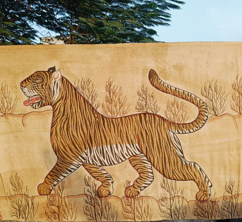 Hand painted Tiger Art from India ~ various