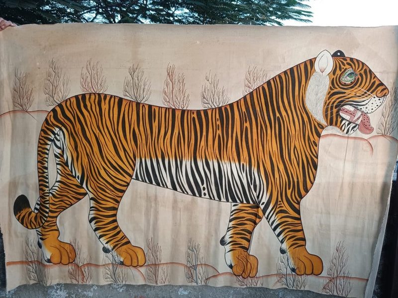 Hand painted Tiger Art from India ~ various