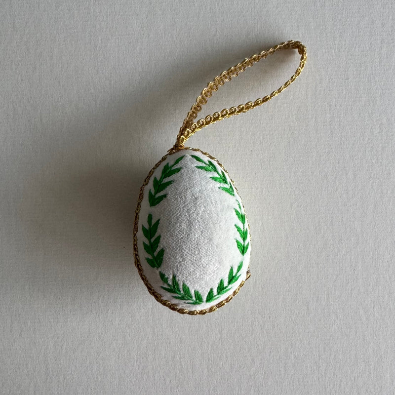 Embroidered Easter eggs