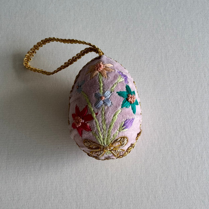 Embroidered Easter eggs