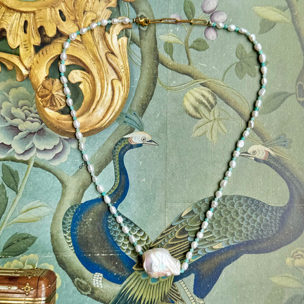 Lucrezia Baroque Pearl Necklace